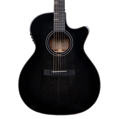 TYMA G-10 BKS CE Cutaway Elektro Akustik Gitar